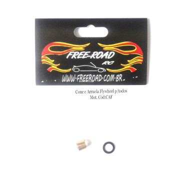 CONE E ARRUELA FLYWHEEL PARA MOTORES 12 A 28 FREEROAD CAF